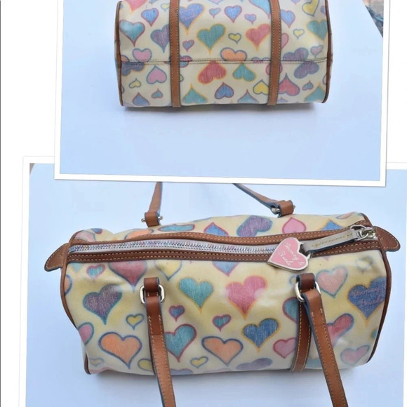 Dooney & Bourke Multicolor Heart Shoulder Bag - Picture 5 of 8